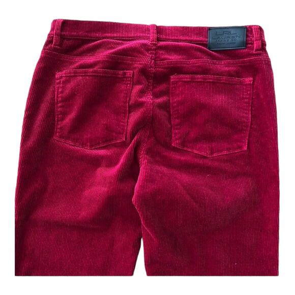 LRL Lauren Ralph Lauren jeans in red & green corduroy bundle size 12 - Picture 6 of 12